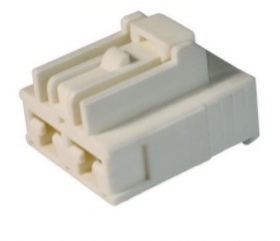 DJ70220Y-7.8-21白色汽车连接器接插件插头2孔大电流插件