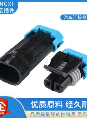 DJ7024-1.5-11/21温度传感器插头2P12162000/12052641连接器插件