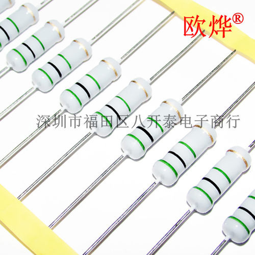 5M3W高压玻璃釉色环电阻器RI40