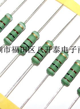 100欧 3WS 100R 2W100RJ KNP 2W 绿色绕线色环电阻 50个10元