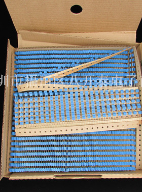 蓝色方块校正薄膜电容 U47J63 474 63V 470nF 0.47UF 2300个/盒