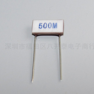 500MΩ 500M RI82平面片状高压玻璃釉电阻 0.125W 500兆欧 5mm