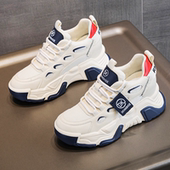 内增高女鞋 小白鞋 2025春秋松糕厚底显瘦百搭旅游休闲运动鞋 老爹鞋