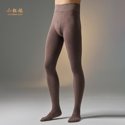 小红娘保暖裤加厚棉男士连裤袜