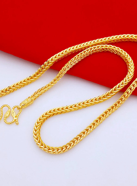 越南沙金蛇骨链男女通用项链仿真