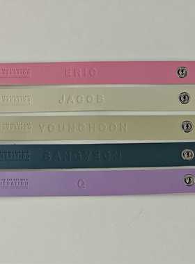 双扣人物theboyz单款手环皮革