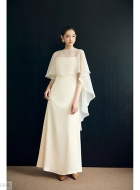 越十年越南小众hoivu新款法式气质名媛范高级感连衣裙