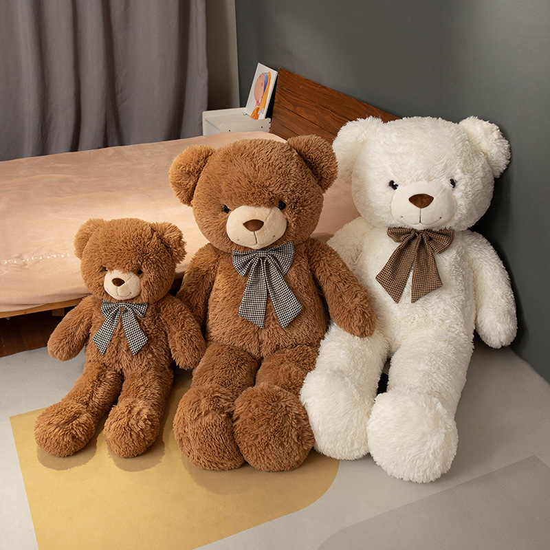 可爱泰迪熊泡泡大熊大号抱睡玩偶毛绒玩具女生表白礼物陪睡抱抱熊