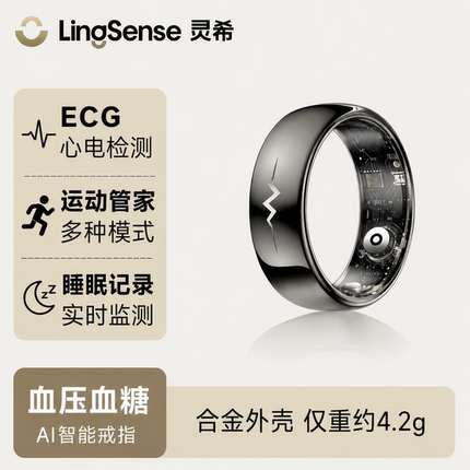 LingSense灵希智能心电图AI心脏运动检测睡眠无创血糖Nexus-R1