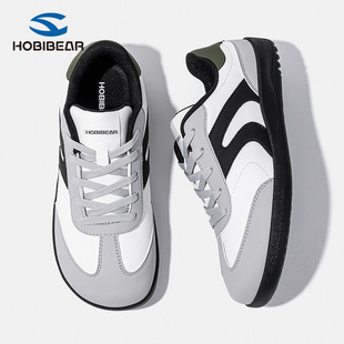 HOBIBEAR哈比熊男女士宽楦赤足鞋软底防滑舒适4e宽头大童健身运动