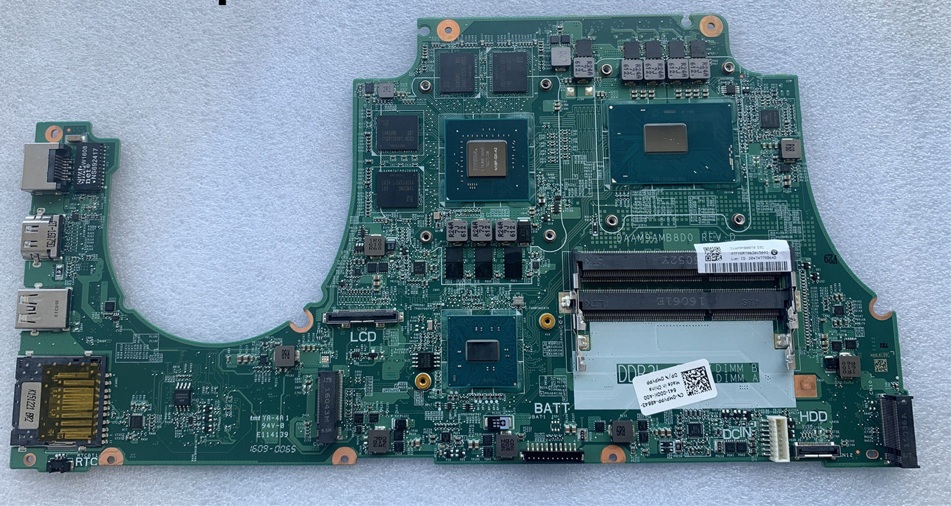 戴尔/dell 游匣 inspiron 15 7559 5577 daam9amb8d0 主板