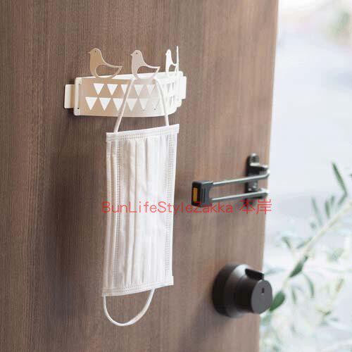 bls本岸现货日本进口小动物日式口罩挂架磁吸玄关收纳刺猬鸟大象