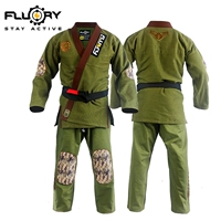 Fluory Fire Camouflage Brazil Jiu -Jitsu Suit Bjj Gi для взрослых и женских профессиональных дзюдо 2019