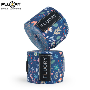 FLUORY火垒拳击绷带弹力5米水草印花散打格斗训练泰拳缠手绑带