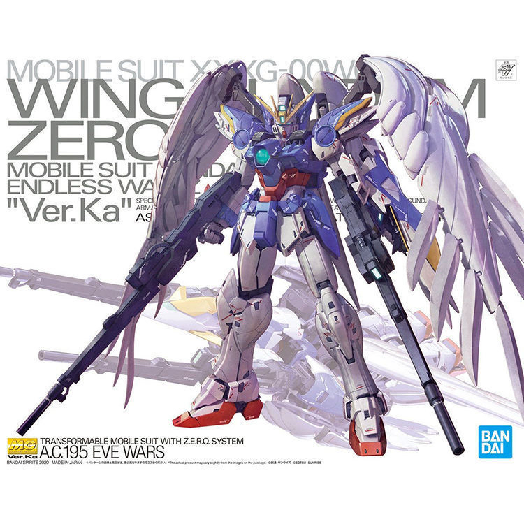 万代 MG 1/100 飞翼零式改 EW KA版 卡版 天使 掉毛 高达W 送男友