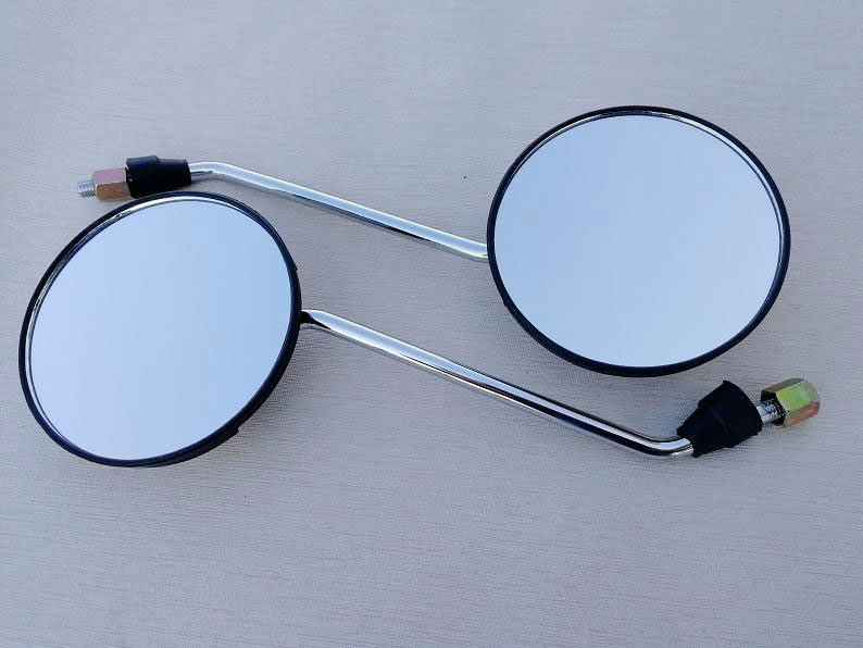 Retro refit motorcycle Rearview mirror reflector Metal rod Plastic case 8mm ,Electroplating reflectorin the Motorcycle/Equipment/Fitting , Motorcycle Accessories , Motorcycle Rearview Mirror  category - from Buy2taobao.com to provide professional Taobao agent buy service