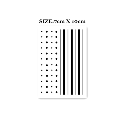 花臂少女TATTOO  47 泫雅同款泪痣纹身 美人痣 粗细黑线条 纹身贴