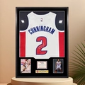 White [with Signature Framed and Jersey Included]