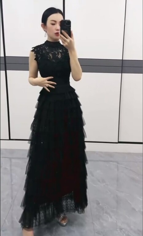 【阳阳和胖子】【华丽转身】水溶连衣裙