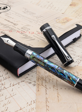 美国Conklin钢笔 鲍鱼之夜款送礼高档商务复古男女士办公练字礼物