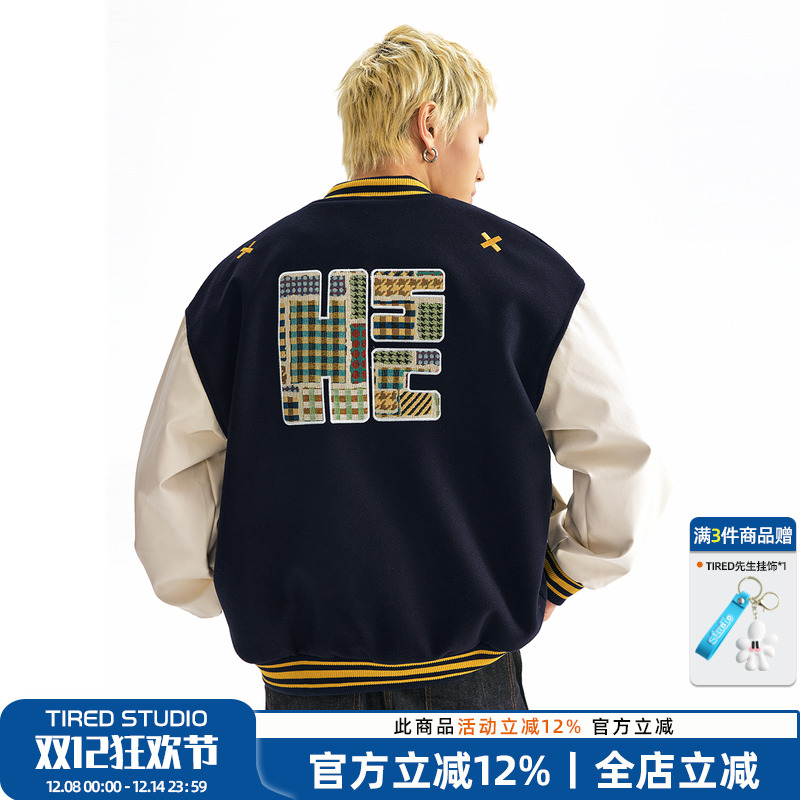 TIRED棒球领春季宽松夹克