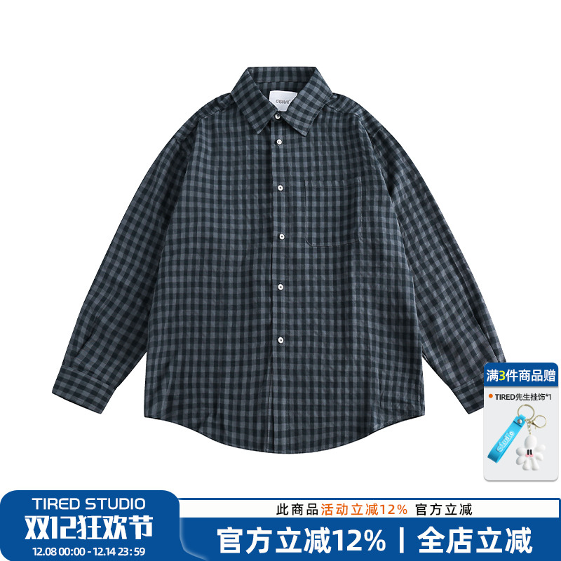 衬衫长袖宽松潮流休闲