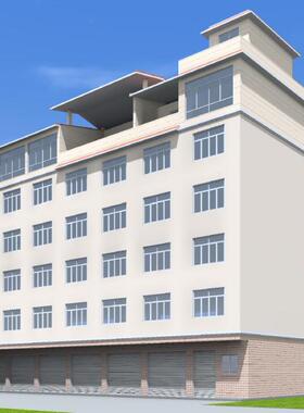 28x10 六层临街门面自建出租楼房设计图建筑结构水电全套施工图纸