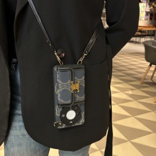 高级斜挎可背带适合华为mate60por 手机新款mete70可手腕手提pura70背包式可插多张卡mate40/p50风琴卡包