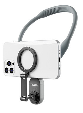 泰迅手机磁吸挂脖支架MagSafe路亚骑行固定创意快拆手机挂脖支架