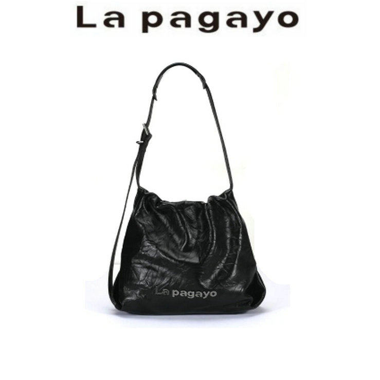 Lapagayo帕佳图2024新款经典复古垃圾袋女包手提斜挎国内正品代购