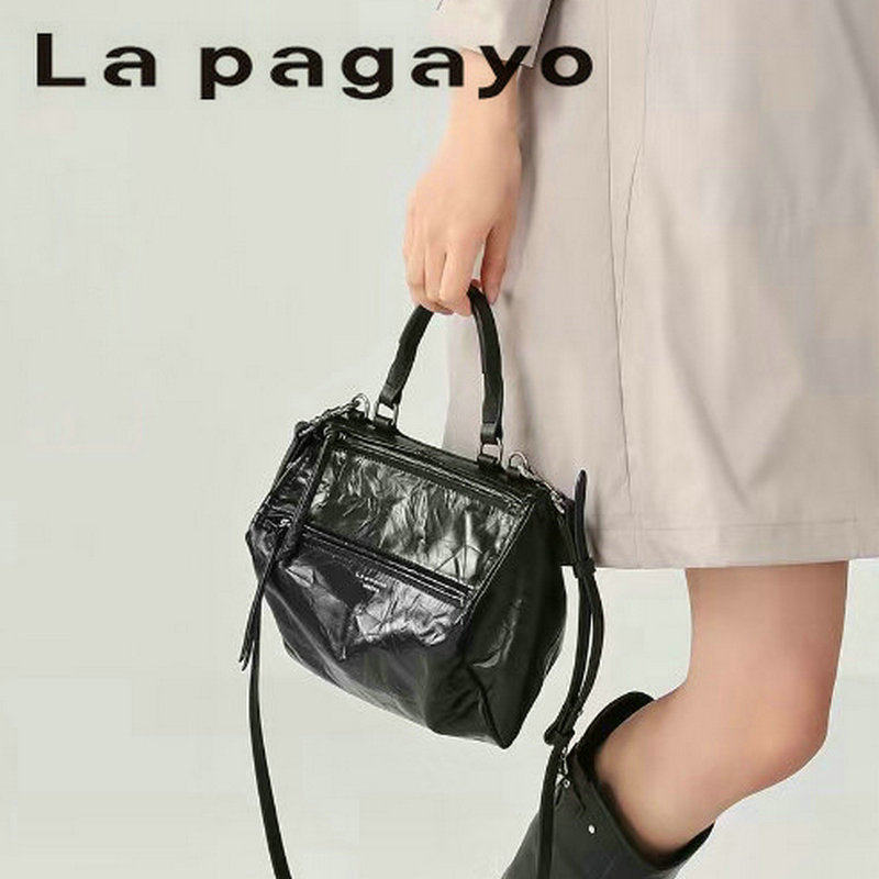 Lapagayo帕佳图2024新款机车女包正品双肩手提斜挎真皮国内代购