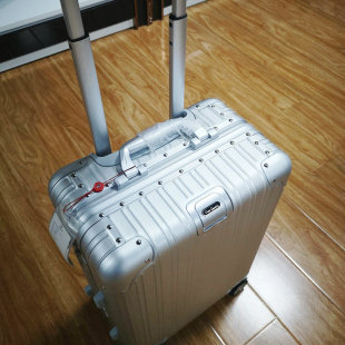 皮尔卡丹正品高端纯铝镁合金登机箱旅行箱密码男女拉杆行李箱20寸