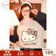 Gukoo 果壳春秋睡衣女新款 HelloKitty联名豹纹卡通棉家居服可外穿