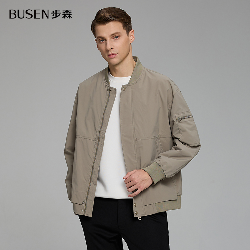 Busen/步森立领秋季常规时尚
