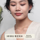 天然石纯银项链锁骨链饰品配饰轻奢小众新中式 Moment 山谷叠石 女