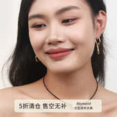 Moment 夜之华尔兹 黑尖晶石珍珠黑色项链锁骨链choker颈链甜酷女