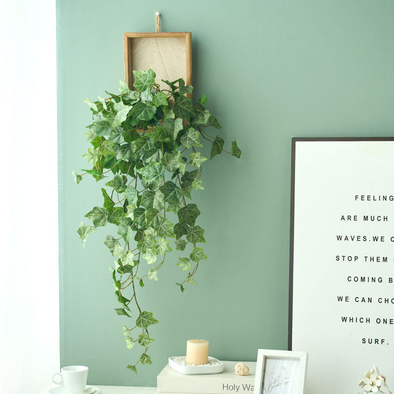 ins风墙面装饰品壁挂仿真假绿植藤蔓客厅卧室出租房新家墙面改造