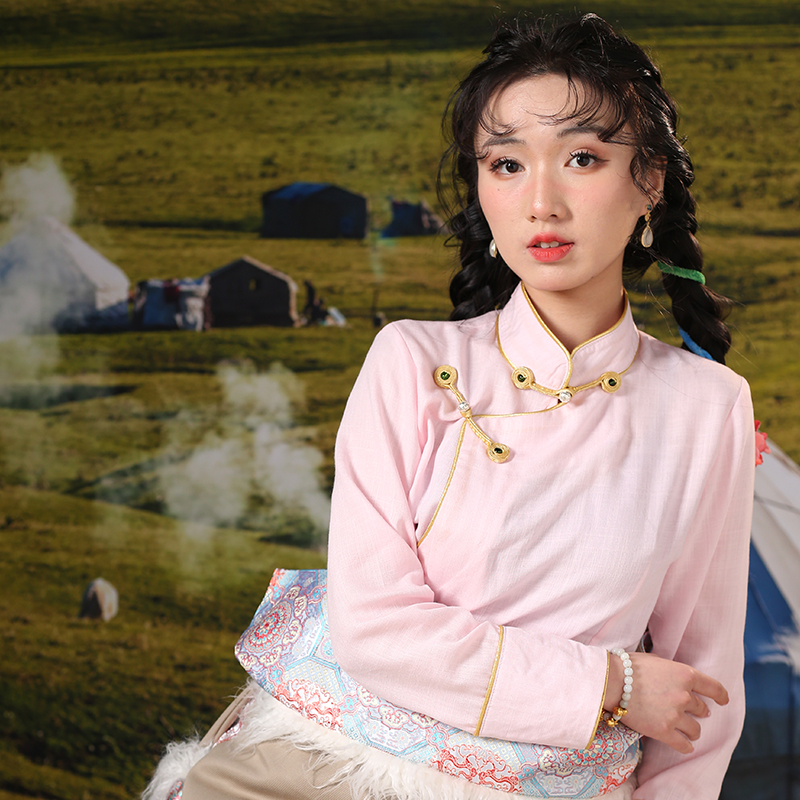 密西可可高檔面料薄款上衣襯衫