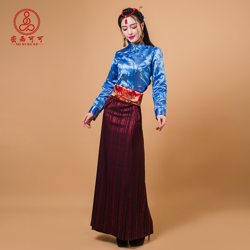 包边半身裙版型好垂感舒服舞蹈裙密西可可