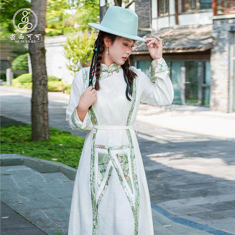 密西可可藏式拼接藏服旅拍藏装
