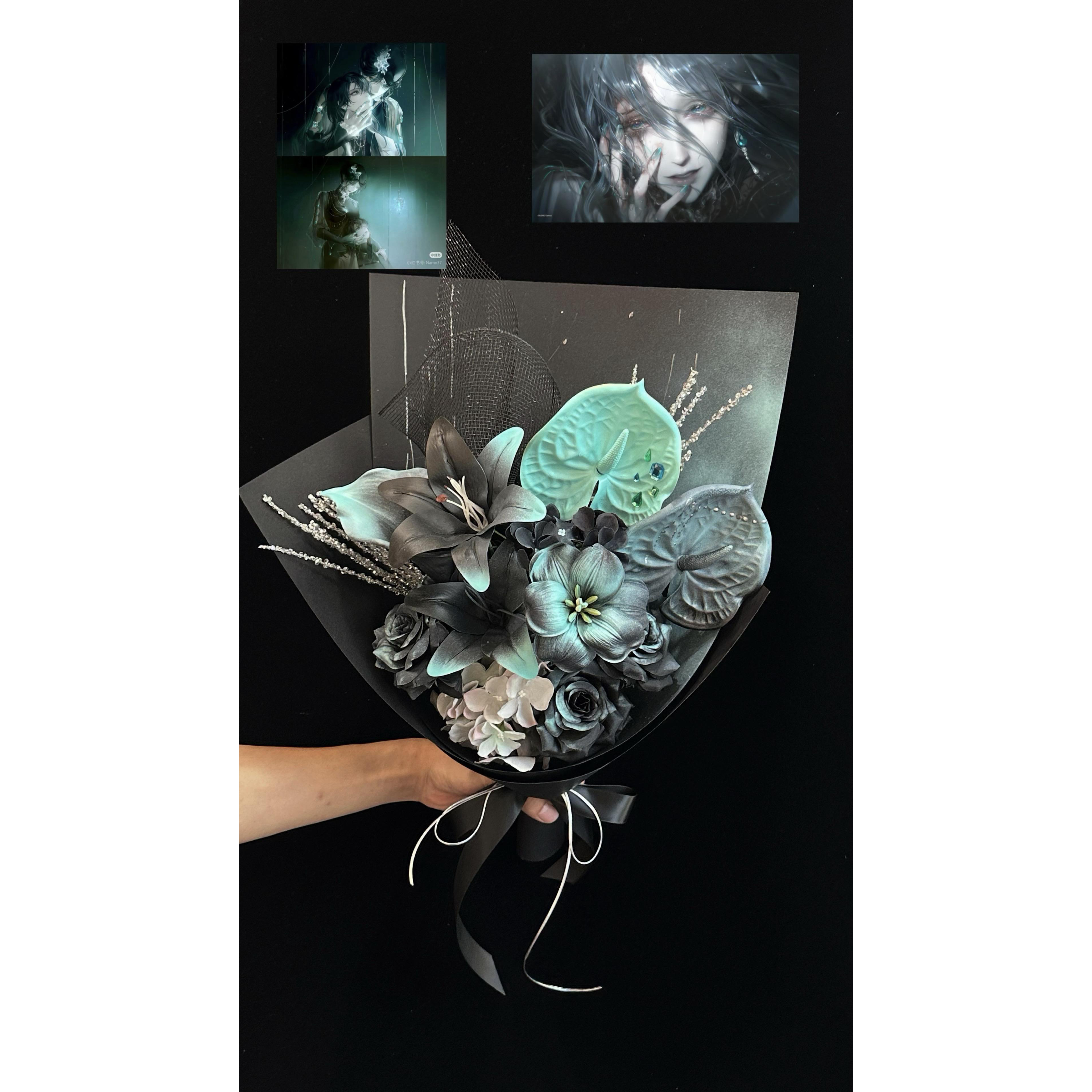 永生花玫瑰红掌绣球小众真花干花可定制高级情人节生日礼物送女友
