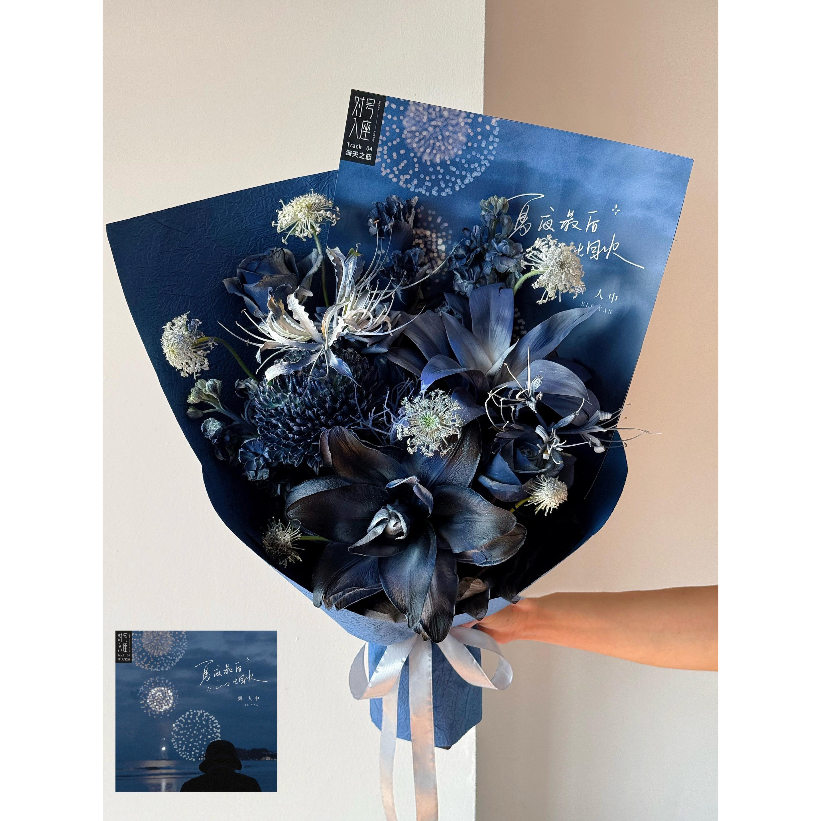 全国玫瑰永生花花束真花干花高级感送女友闺蜜生日礼品求婚告白款