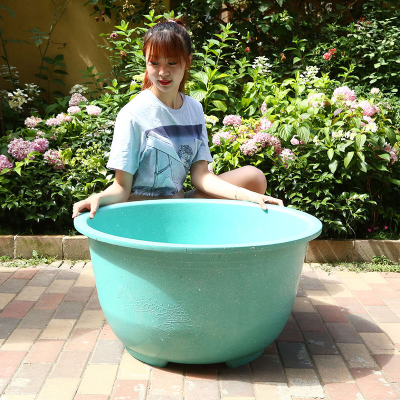 特大号塑料花盆加厚大口径圆形庭院阳台铁树果树盆景荷花睡莲盆缸,鲜花速递/花卉仿真/绿植园艺,花盆,淘宝优惠券,粉丝福利购,淘宝优惠卷