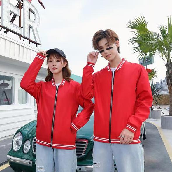 棒球服防风风衣外套男女工装