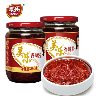 包邮 美乐香辣酱四川辣椒酱 海椒酱豆花蘸水富顺特产350克3罐