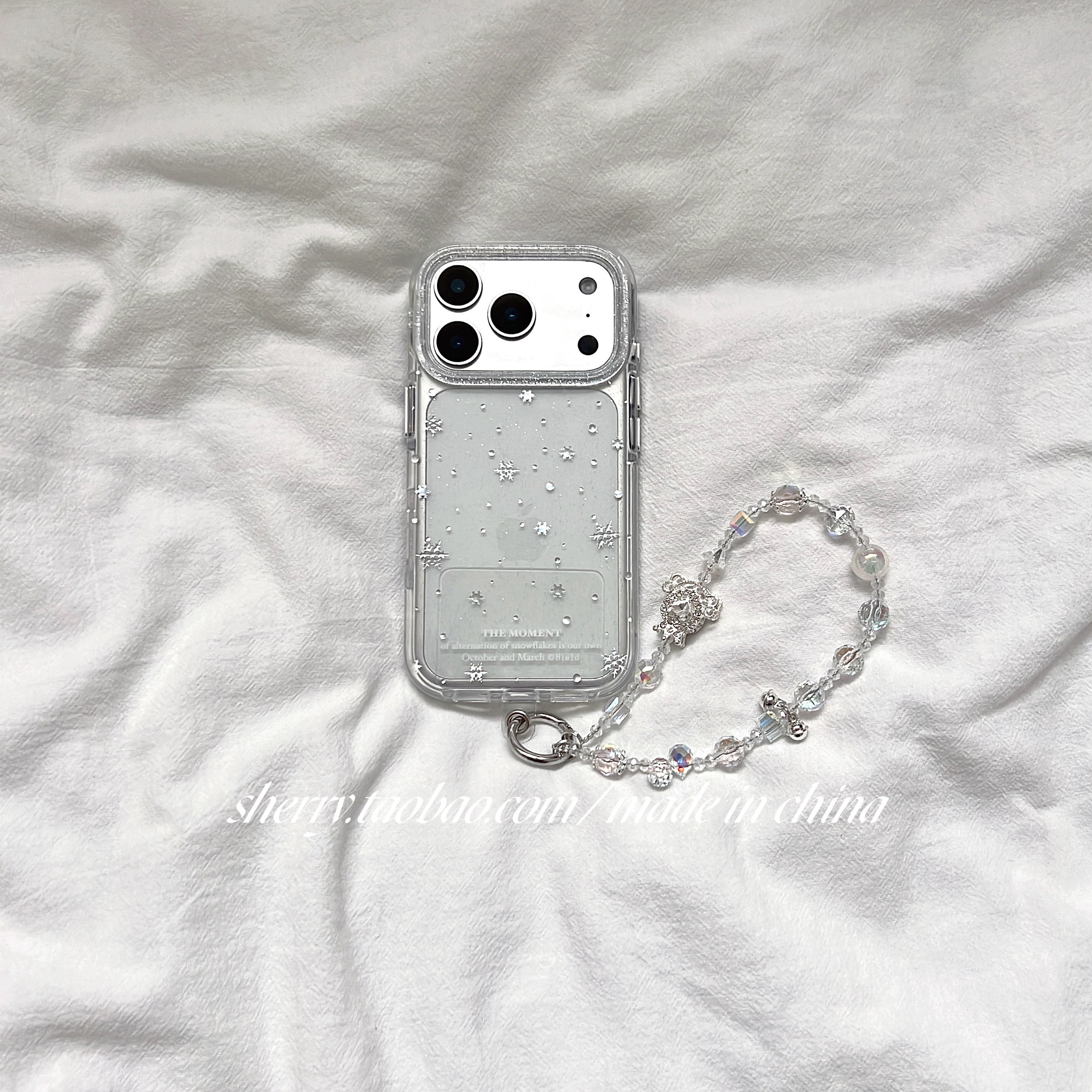 雪花雪花手机壳适用于苹果17系列