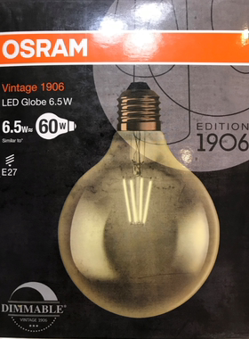 osram复古风可调光大球泡