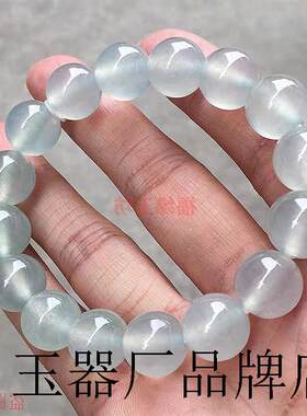 精选玻璃种高档翡翠手链珠链女款饰品翡翠老坑种高品质玉手串送礼