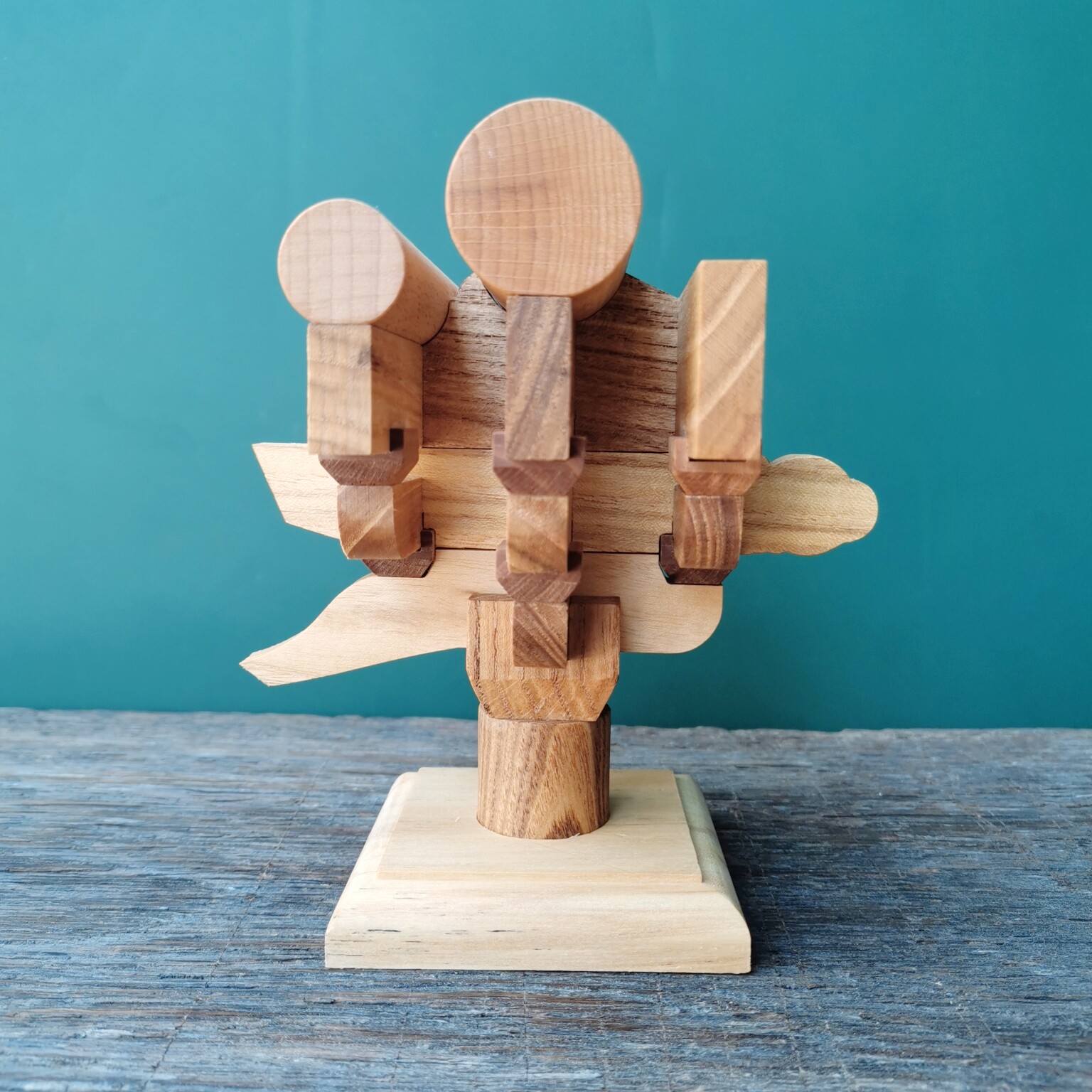 清式斗栱实木三踩斗拱可拆卸古建筑斗拱模型研学教材包创意摆件