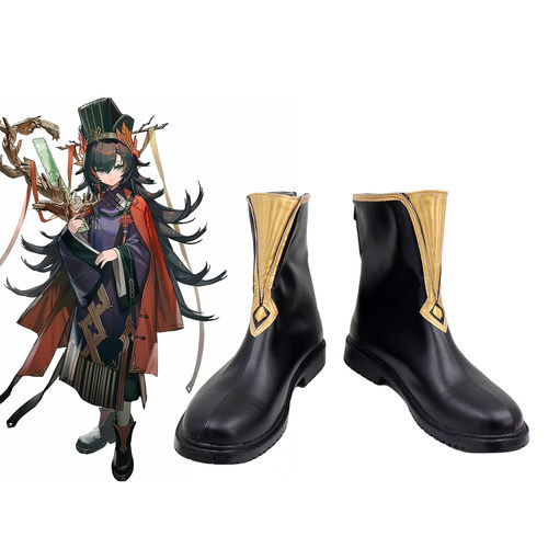 Cosplay鞋靴 明日方舟 椿 Cosplay鞋cos鞋定制